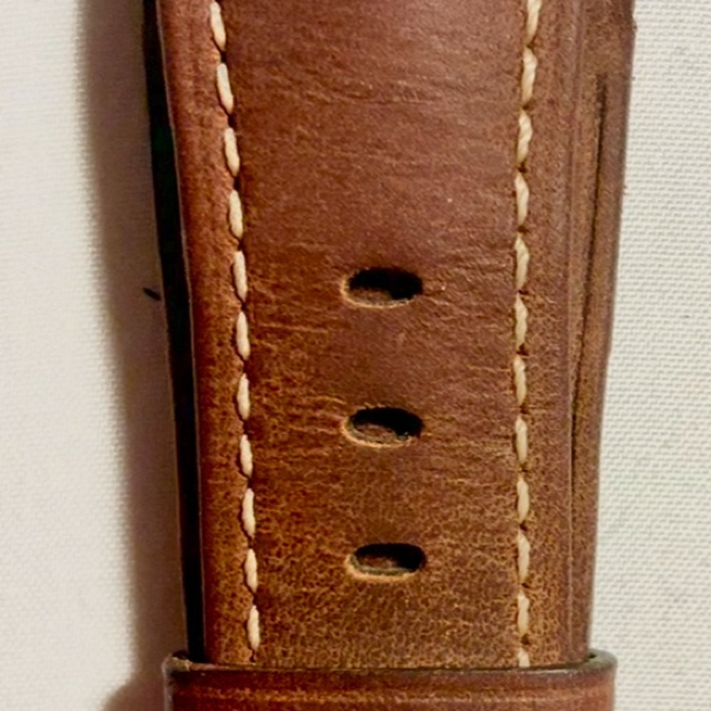 Brown Leather Watch Strap